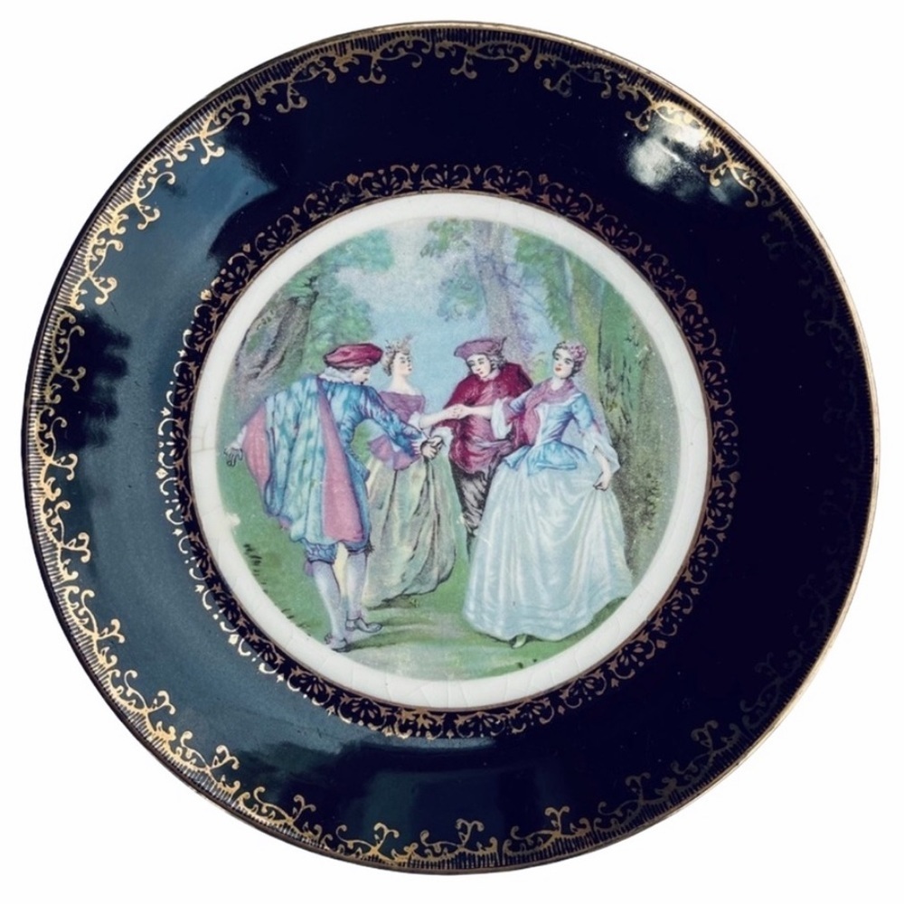 Old Hand Painted Signed Japan Plate